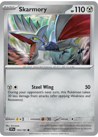Skarmory #124/191 — Surging Sparks