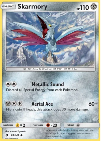 Skarmory #88 — Sun & Moon