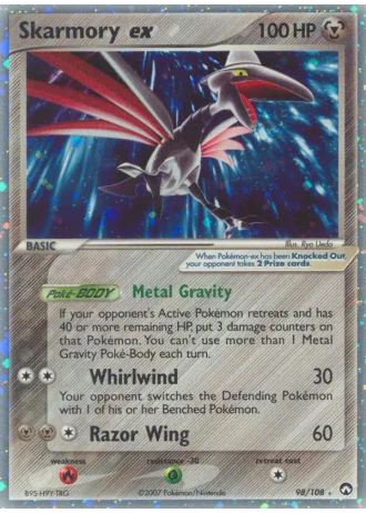 Skarmory ex #98 — Power Keepers
