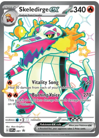 Skeledirge ex #081 — Scarlet & Violet Promos