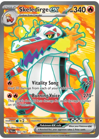 Skeledirge ex #233/193 — Paldea Evolved