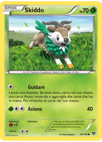 Skiddo #18/146 — XY