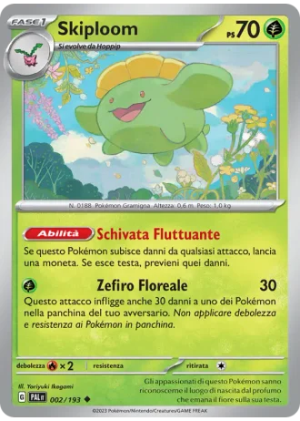 Skiploom #002/193 — Evoluzioni a Paldea