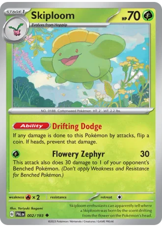 Skiploom #002/193 — Paldea Evolved