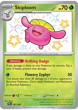 Skiploom #097/91 — Paldean Fates