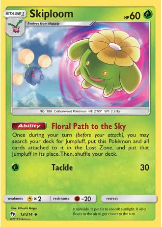 Skiploom #13/214 — Lost Thunder