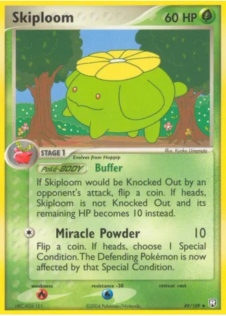 Skiploom #49/109 — Team Rocket Returns