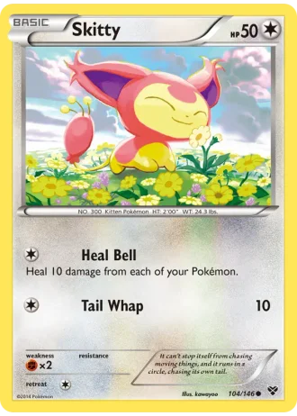 Skitty #104/146 — XY