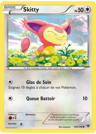 Skitty #104/146 — XY
