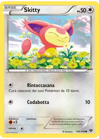 Skitty #104/146 — XY