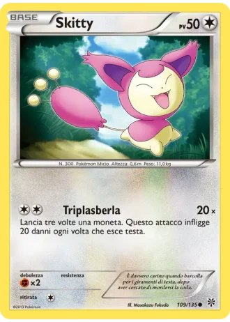 Skitty #109/135 — Uragano Plasma