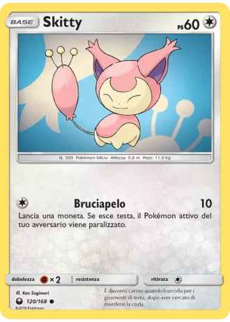 Skitty #120/168 — Tempesta Astrale