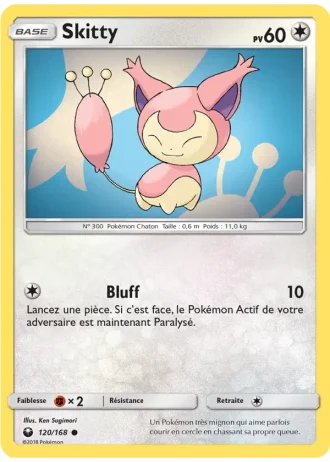 Skitty #120/168 — Tempête Céleste