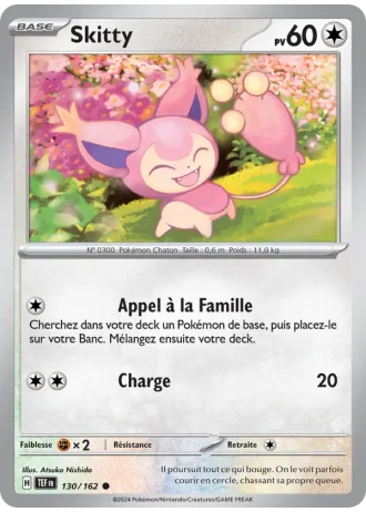 Skitty #130/162 — Forces Temporelles