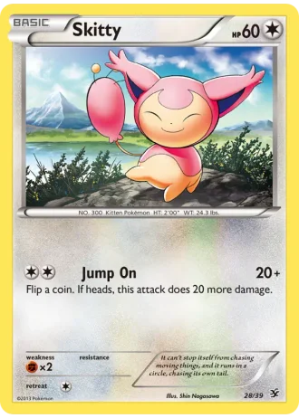 Skitty #28 — Kalos Starter Set