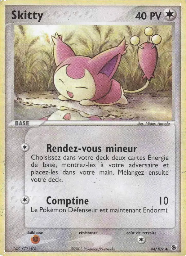 Skitty #44 — EX Rubis & Saphir