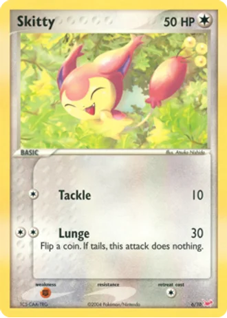 Skitty #6 — EX trainer Kit (Latias)
