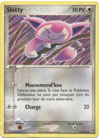 Skitty #62 — EX Gardiens du Pouvoir