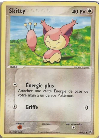 Skitty #70 — EX Rubis & Saphir