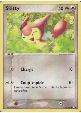 Skitty #71 — EX Rubis & Saphir