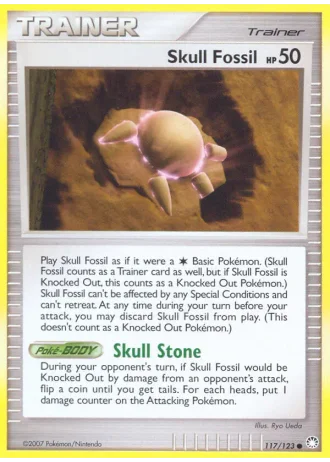 Skull Fossil #117/123 — Mysterious Treasures