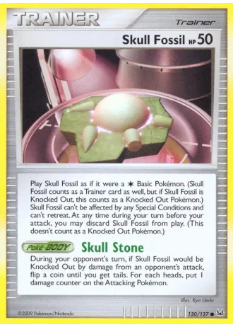 Skull Fossil #120/127 — Platinum