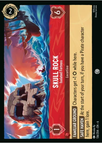 Skull Rock - Isolated Fortress #136/204 — Azurite Sea