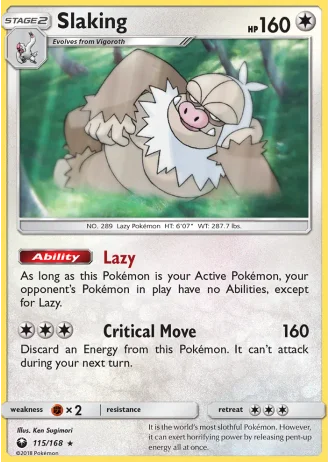 Slaking #115/168 — Celestial Storm