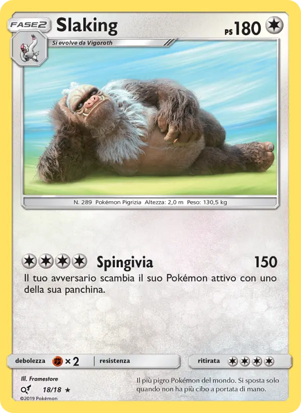 Slaking #18 — Detective Pikachu