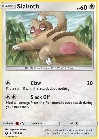Slakoth #113/168 — Celestial Storm