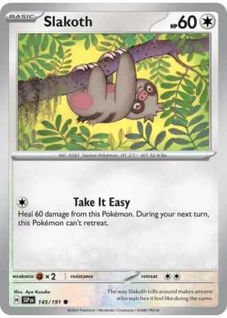 Slakoth #145/191 — Surging Sparks