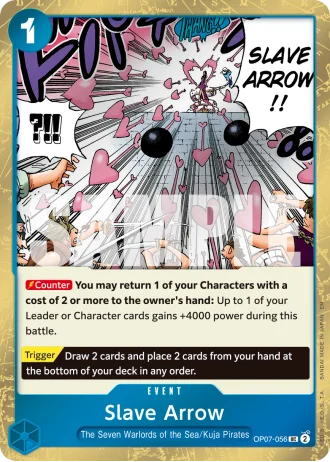 Slave Arrow (OP07-056) (Pirate Foil) — One Piece Card The Best Vol.2(PRB02)