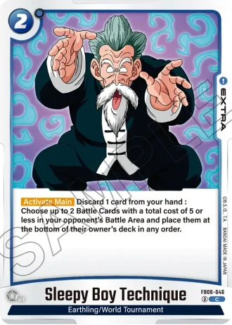 Sleepy Boy Technique FB06-046 — Rivals Clash (FB06)