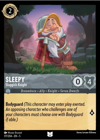 Sleepy - Sluggish Knight #177/204 — Shimmering Skies