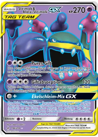 Sleimok & Alola-Sleimok GX #196/214 — Kräfte im Einklang