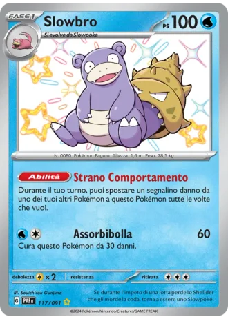 Slowbro #117/91 — Destino di Paldea