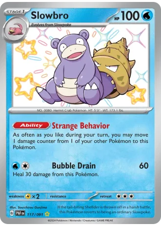 Slowbro #117/91 — Paldean Fates