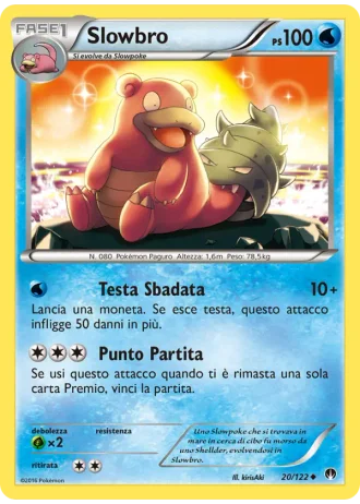 Slowbro #20/122 — Turbo Crash