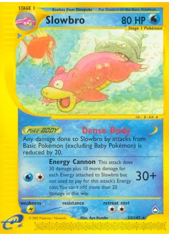 Slowbro #33 — Aquapolis
