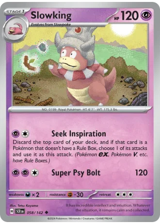 Slowking #058 — Stellar Crown