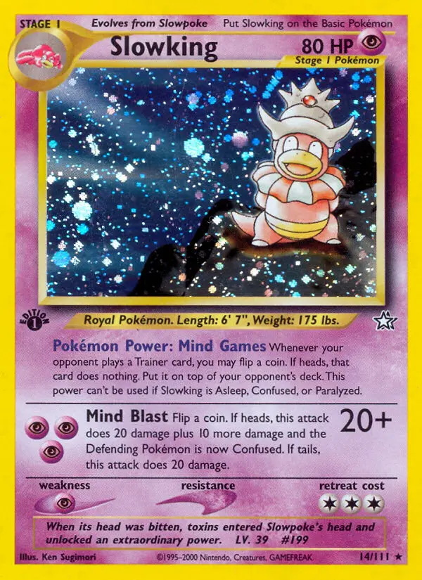 Slowking (1st Edition) #14 — Neo Genesis (1st Edition)