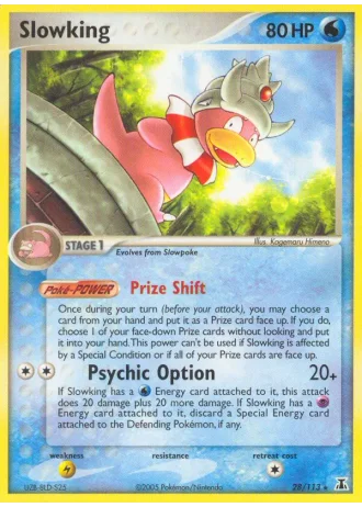 Slowking #28/113 — EX Specie Delta