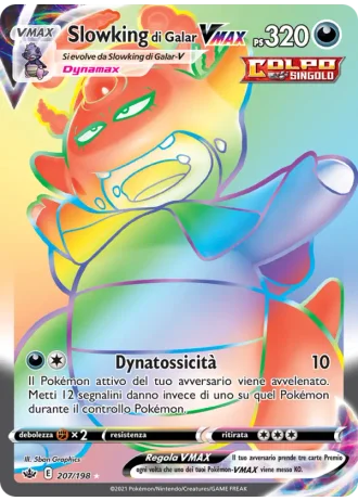 Slowking di Galar VMAX #207/198 — Regno Glaciale