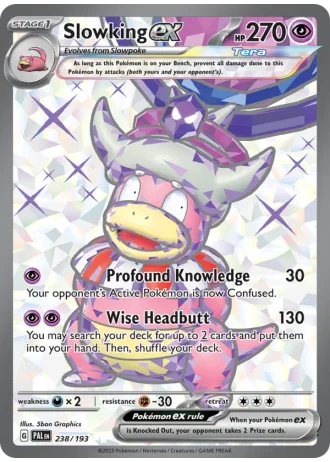 Slowking ex #238/193 — Paldea Evolved