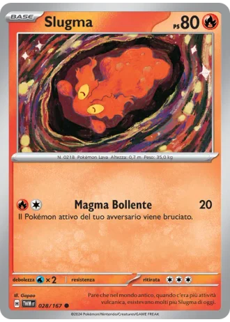 Slugma #028/167 — Crepuscolo Mascherato