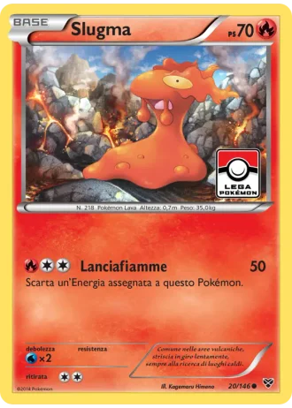 Slugma #20/146 — XY