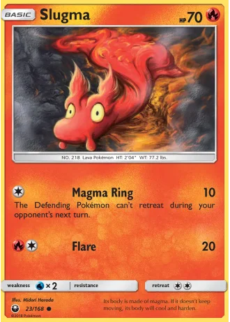 Slugma #23/168 — Celestial Storm
