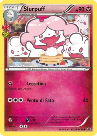 Slurpuff RC20/32 — Radiant Collection (Generazioni)