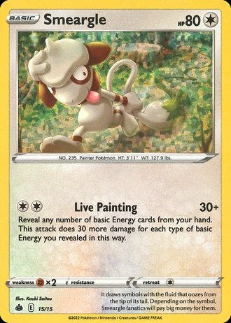 Smeargle #15 — McDonald's Collection 2022