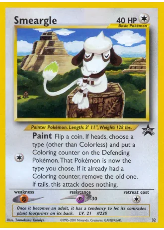 Smeargle #32 — Wizards Promos